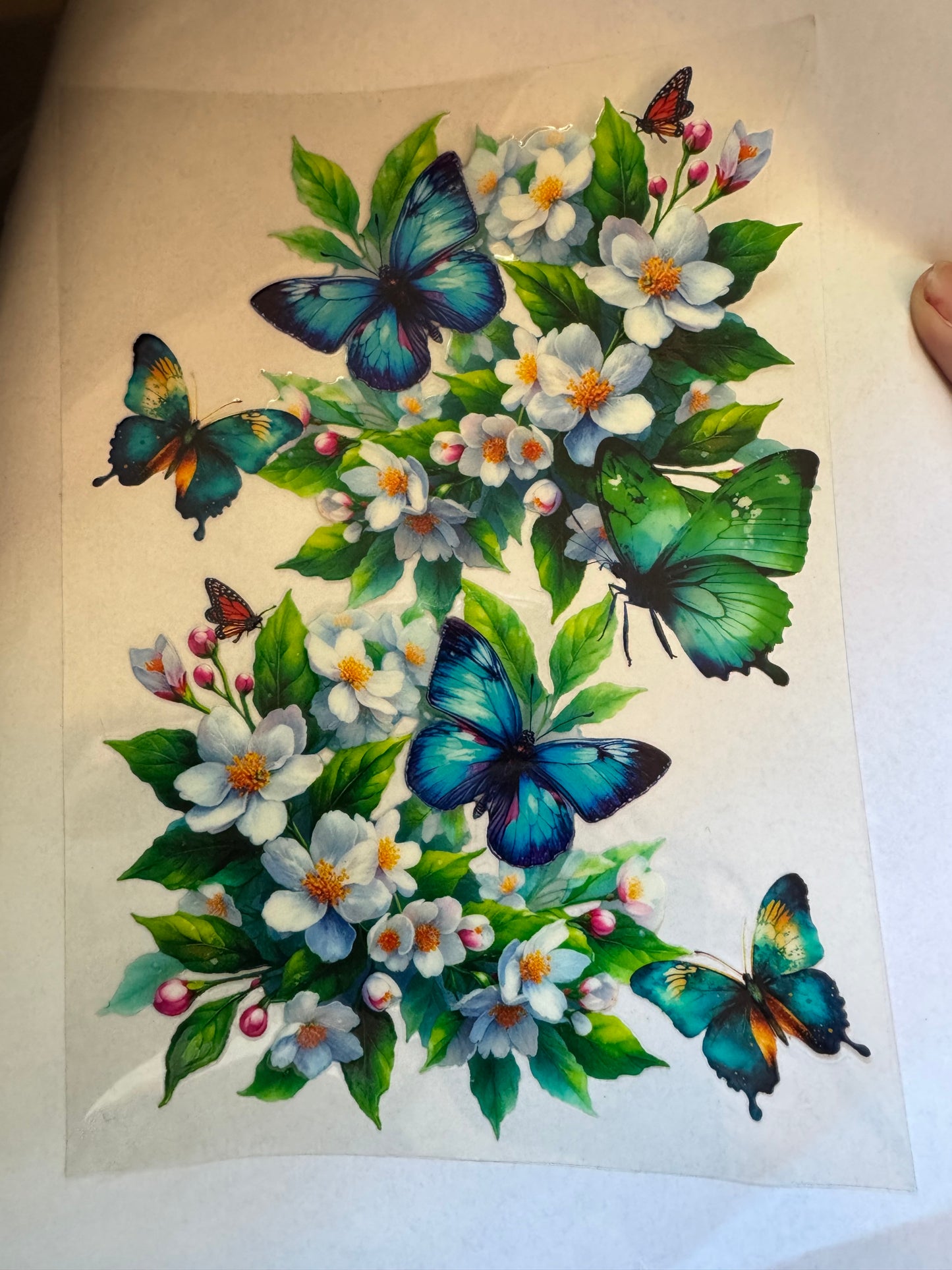 Green floral