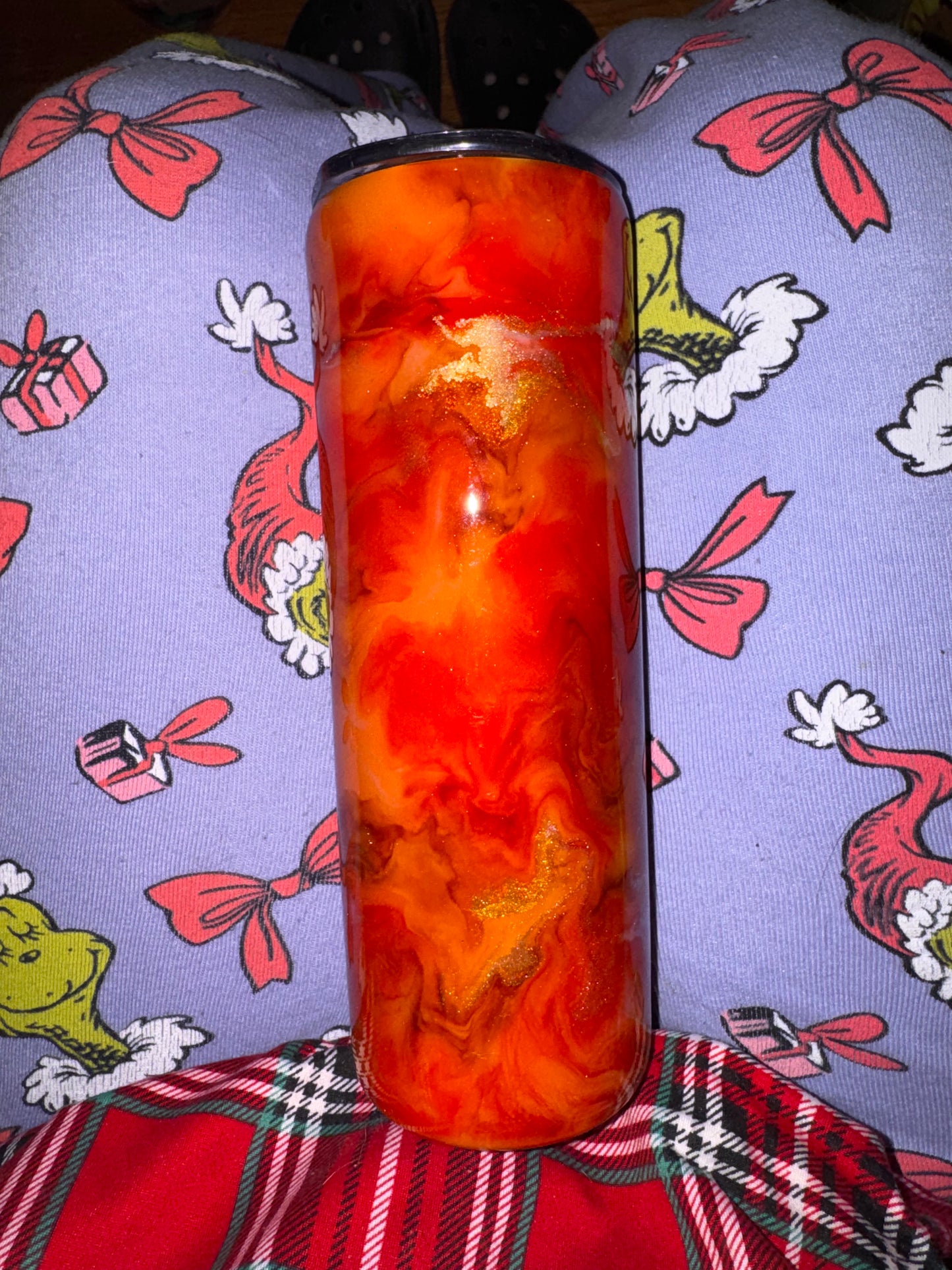 #78 orange swirl