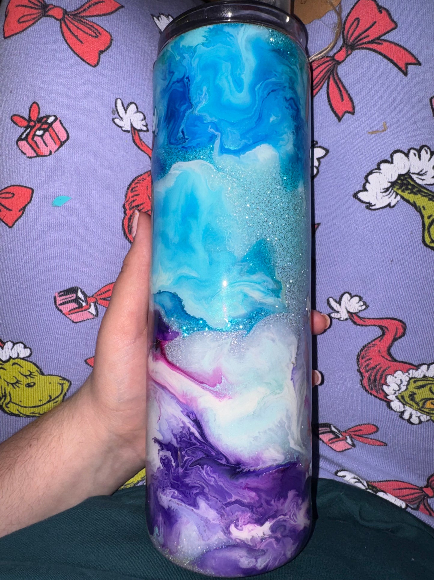 #4 30oz purple blue