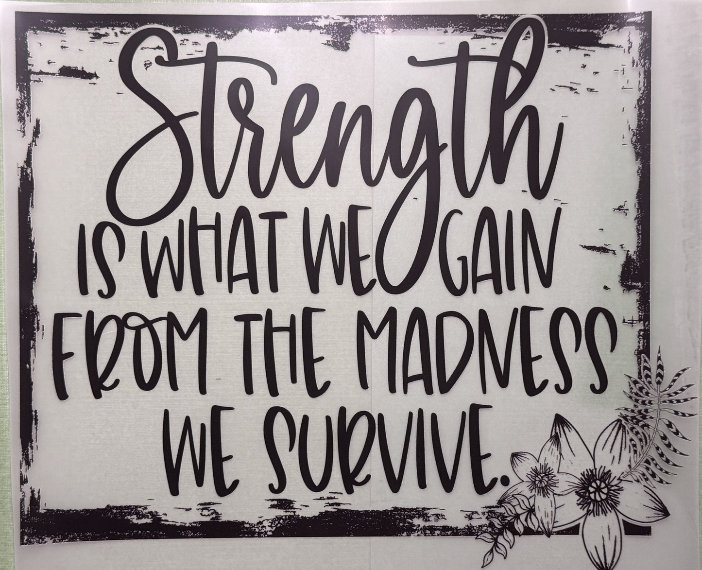 Gain strength