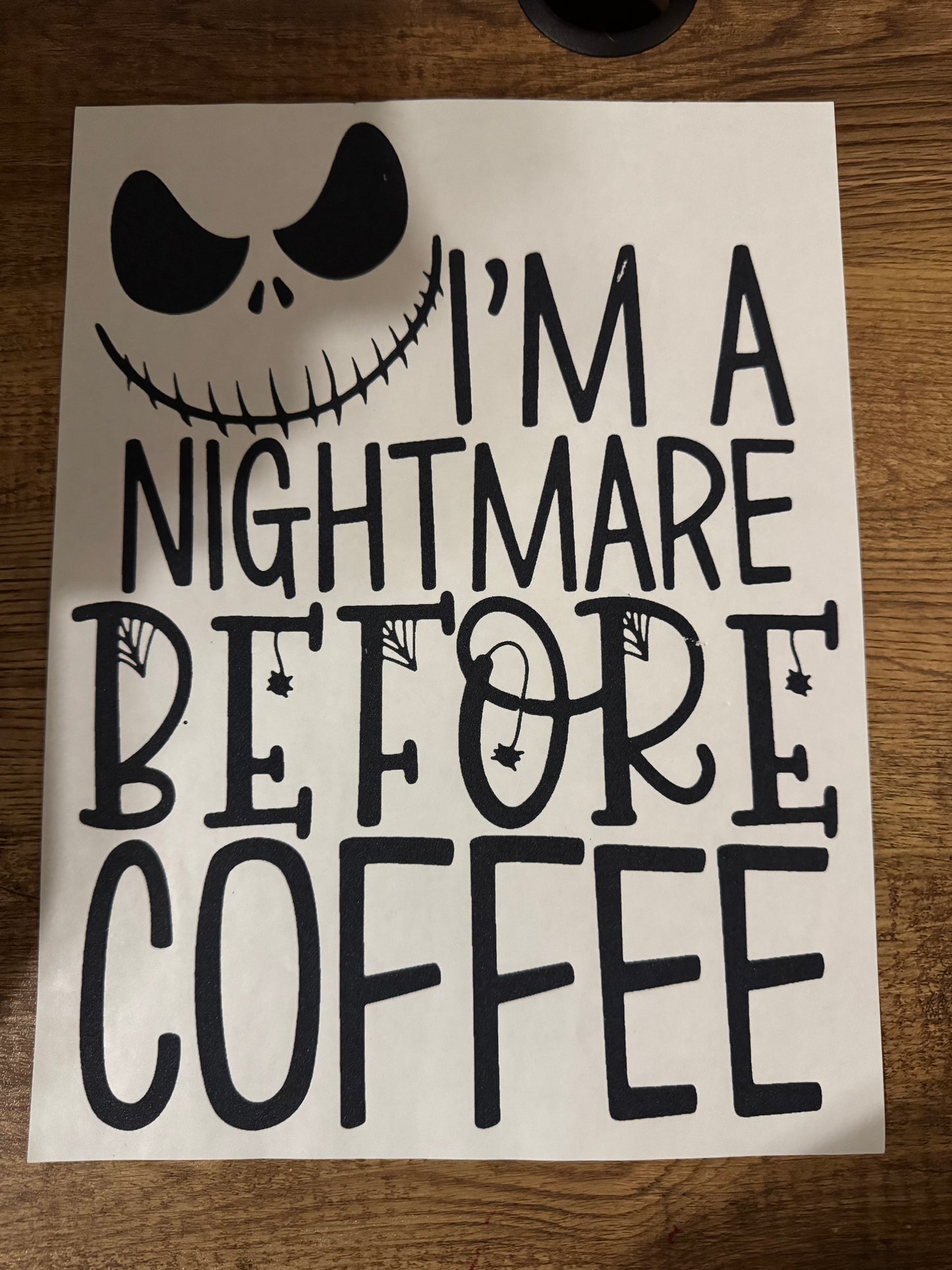 F112 Nightmare before coffee