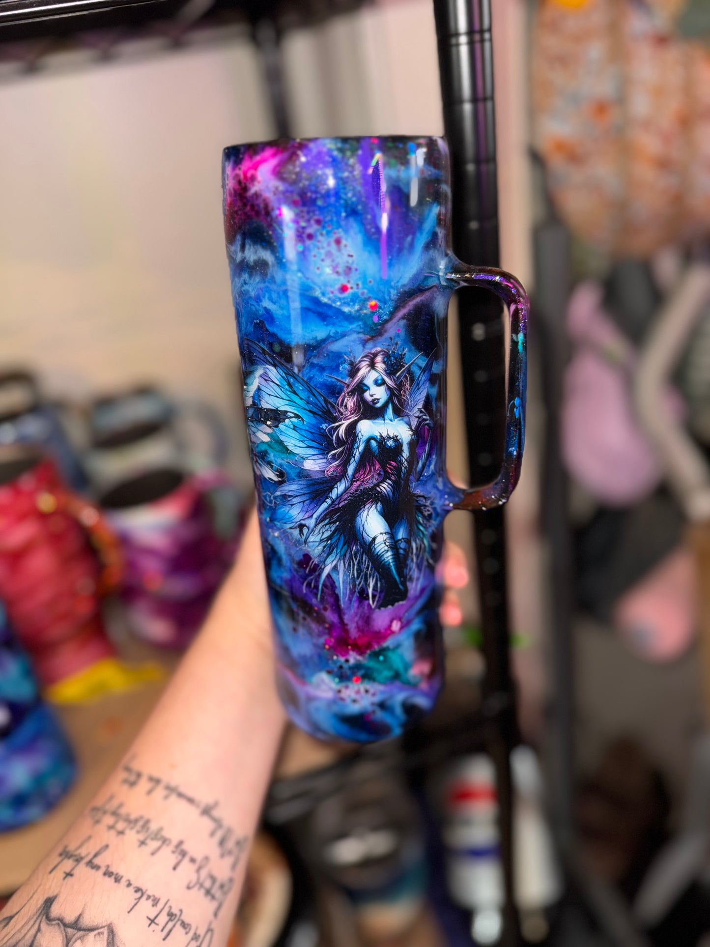 19- 30oz dark fairy galaxy