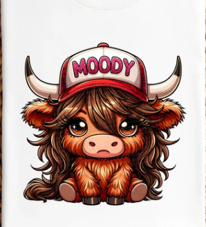 Moody cow *glitter*