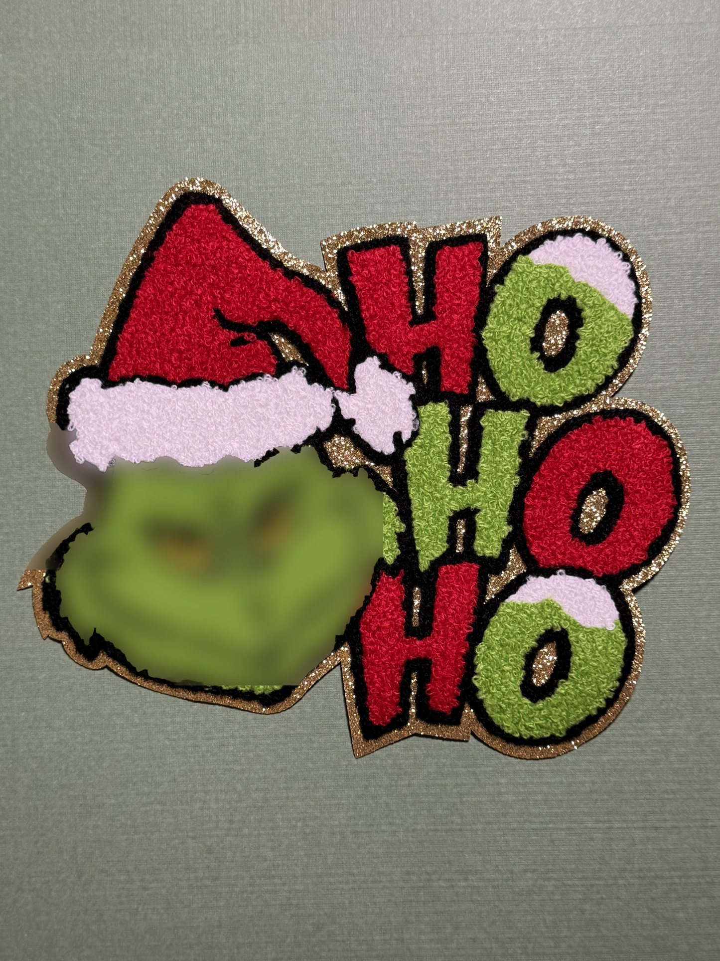 Green Guy HoHoHo PATCH