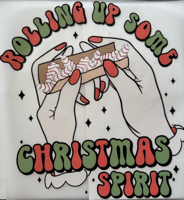 Rolling up some Christmas spirit