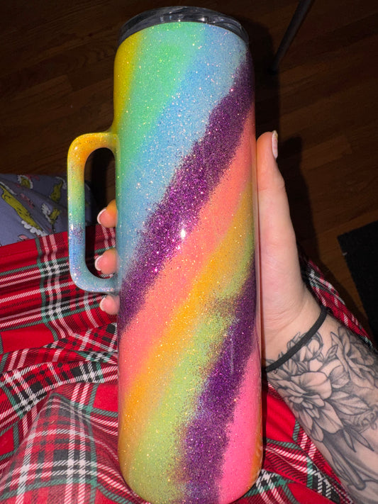 #93 30oz rainbow