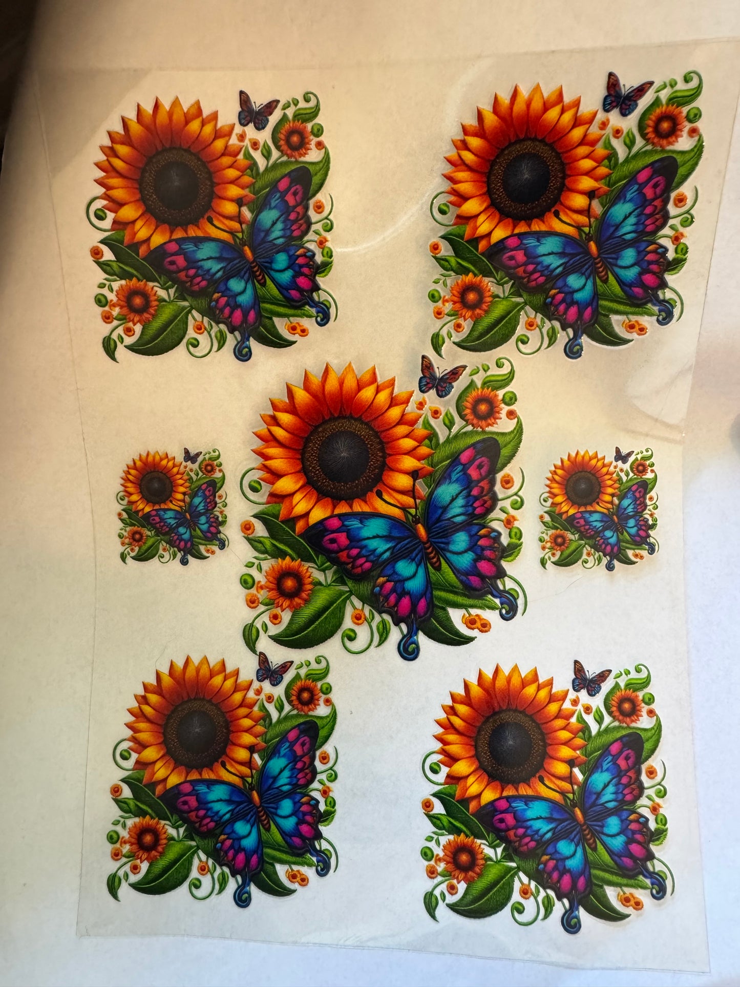 Sunflower butterflies