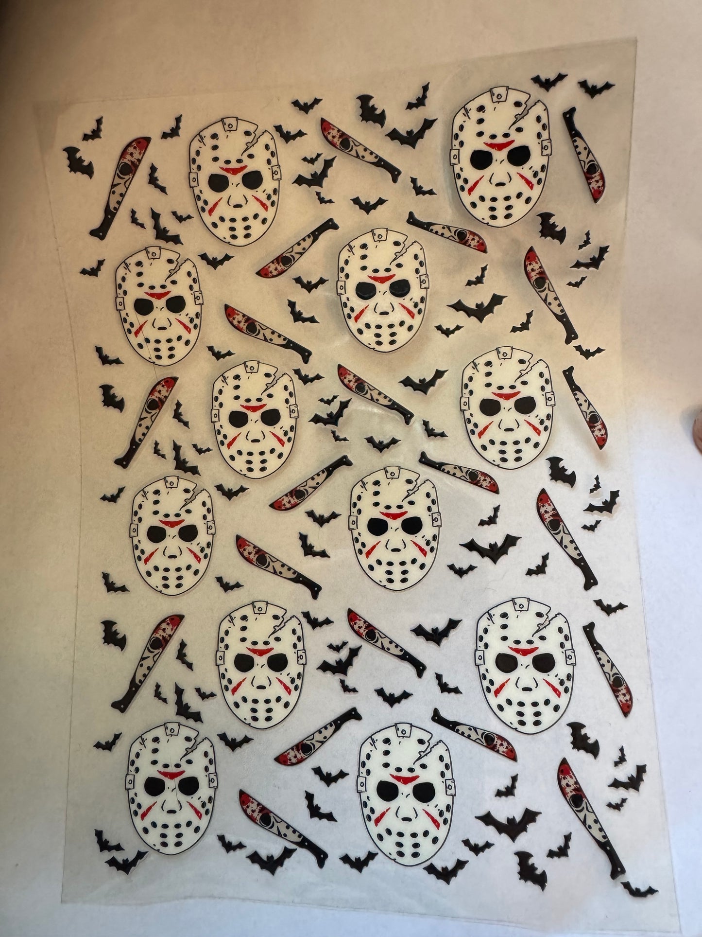 White mask