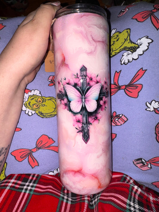 #71 pink cross