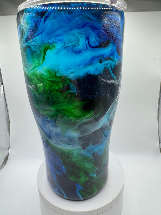 30oz blue swirl