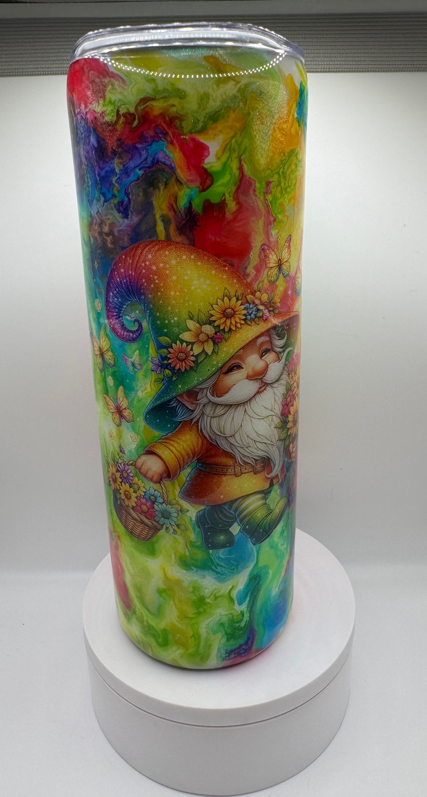 20oz neon spring gnome
