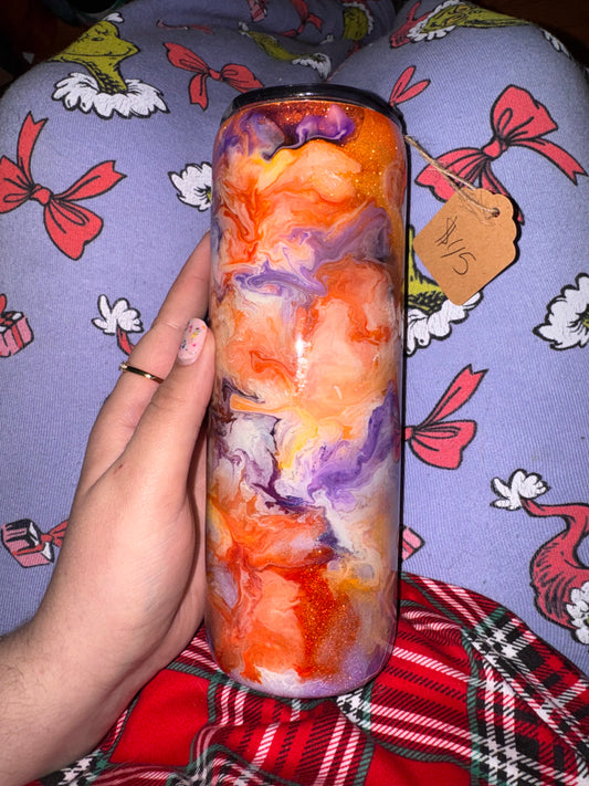 #46 20oz purple orange