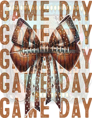 Game Day coquette bow