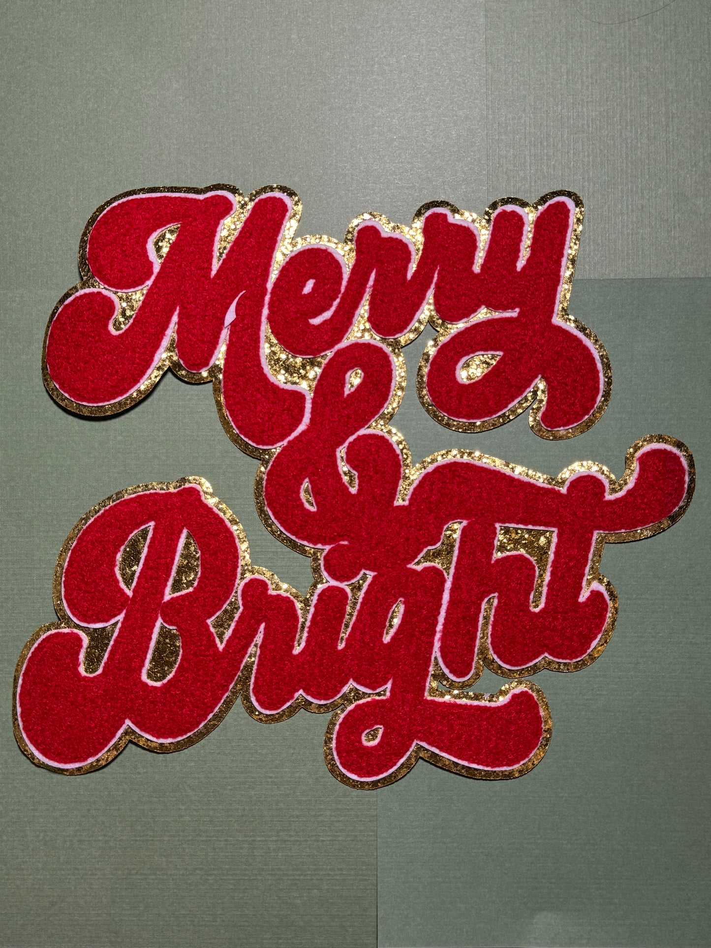 Red Merry And Bright PATCH