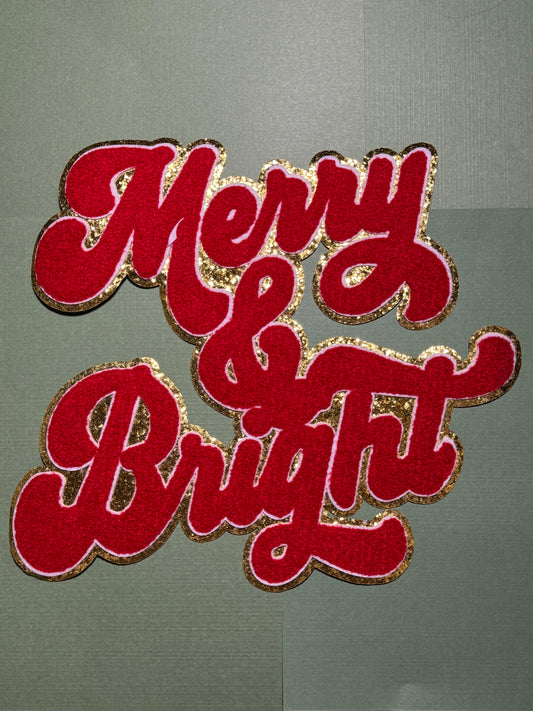 Red Merry And Bright PATCH