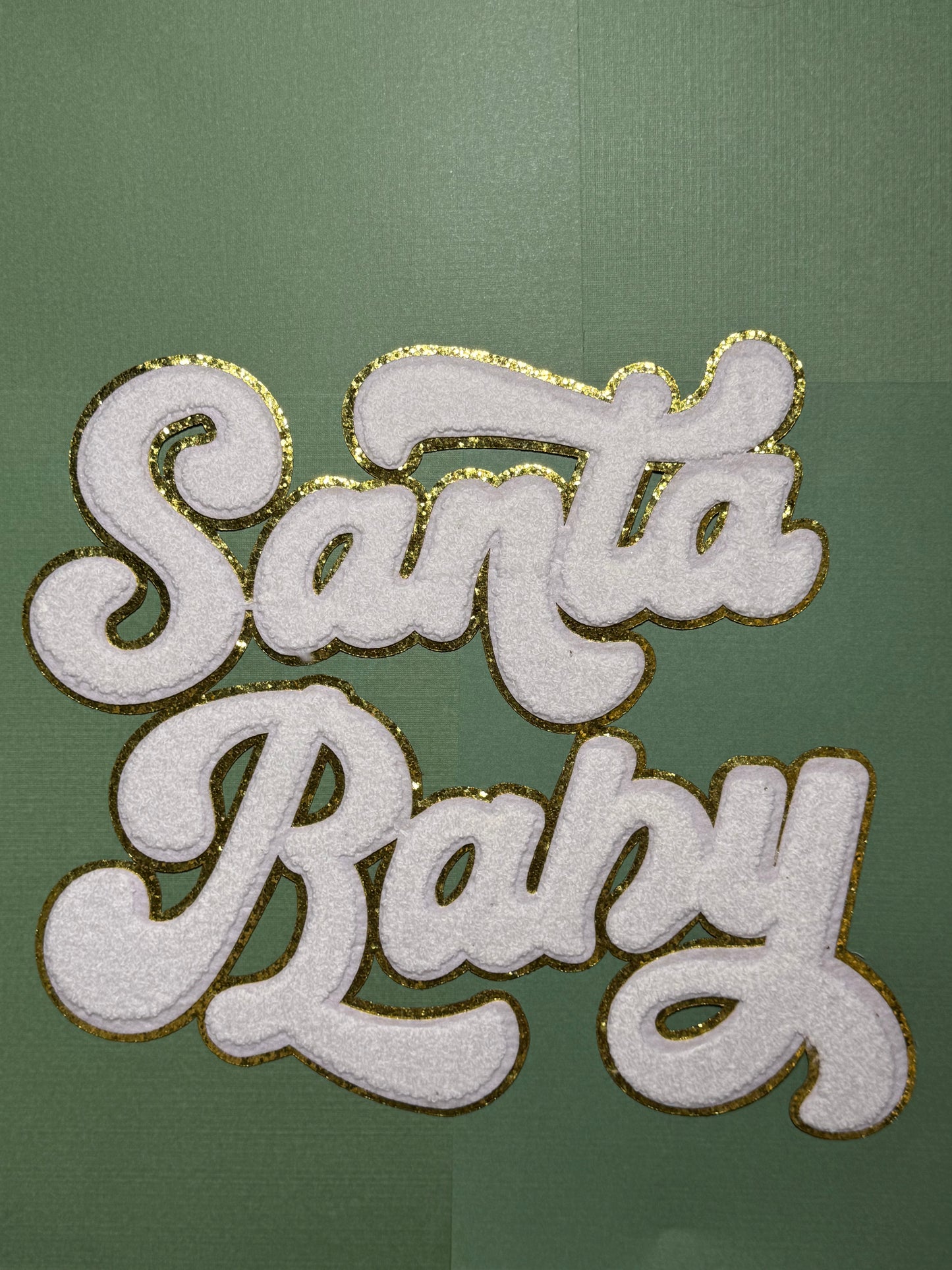 White Santa Baby PATCH