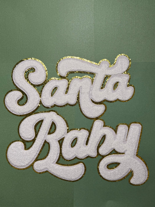 White Santa Baby PATCH