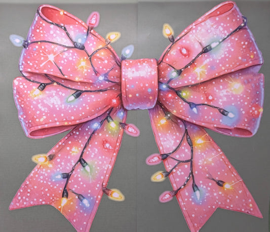 Pink light bow