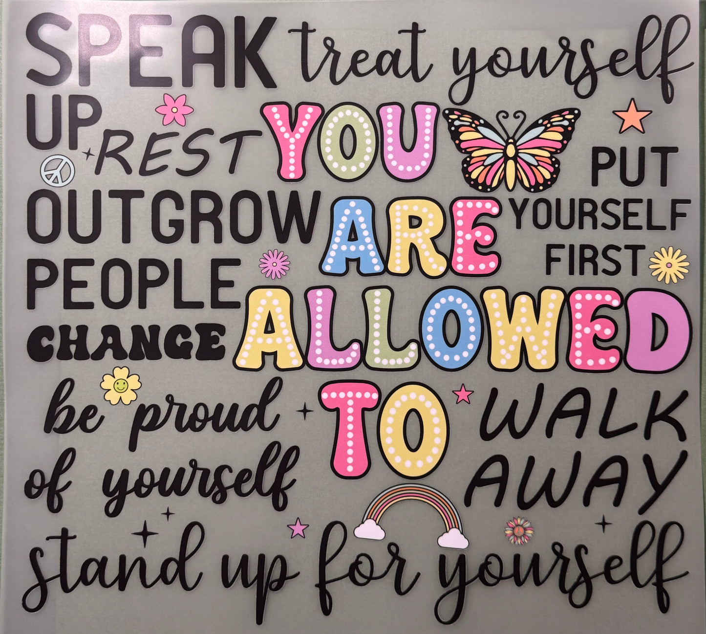 you are allowed