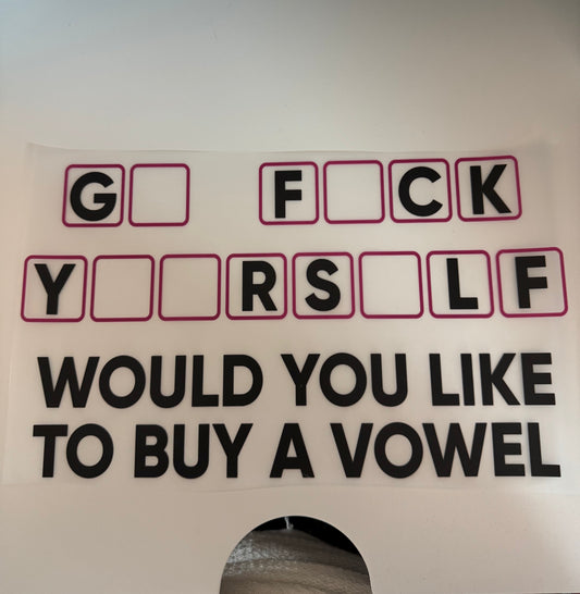 Buy a vowel S07