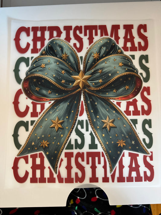 Vintage xmas bow C11