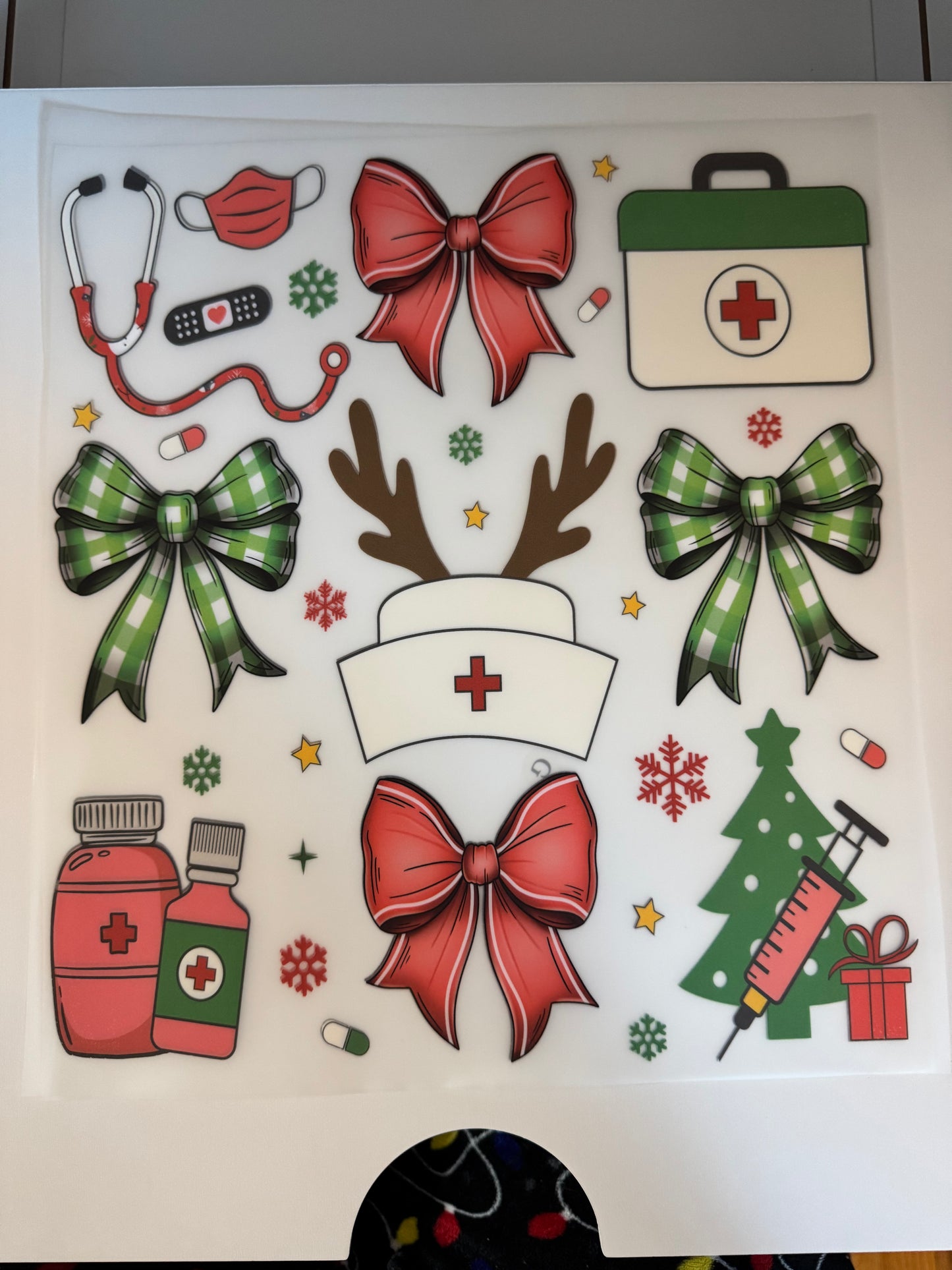 Xmas nurse collage C10