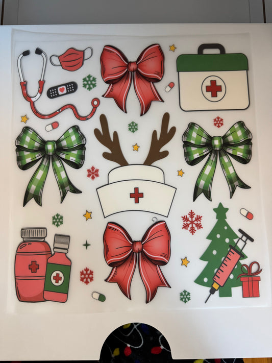 Xmas nurse collage C10