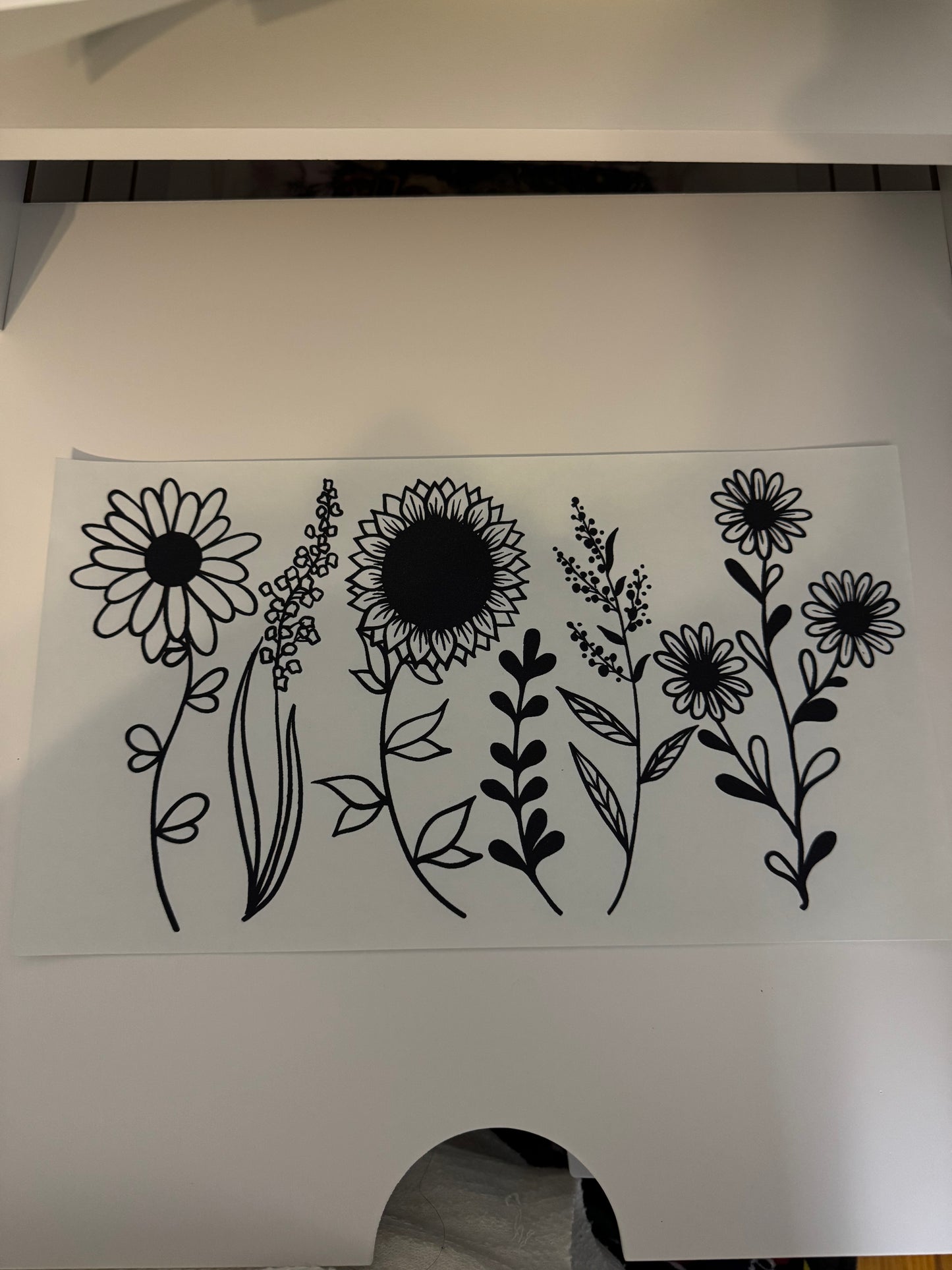 Black Flowers X01