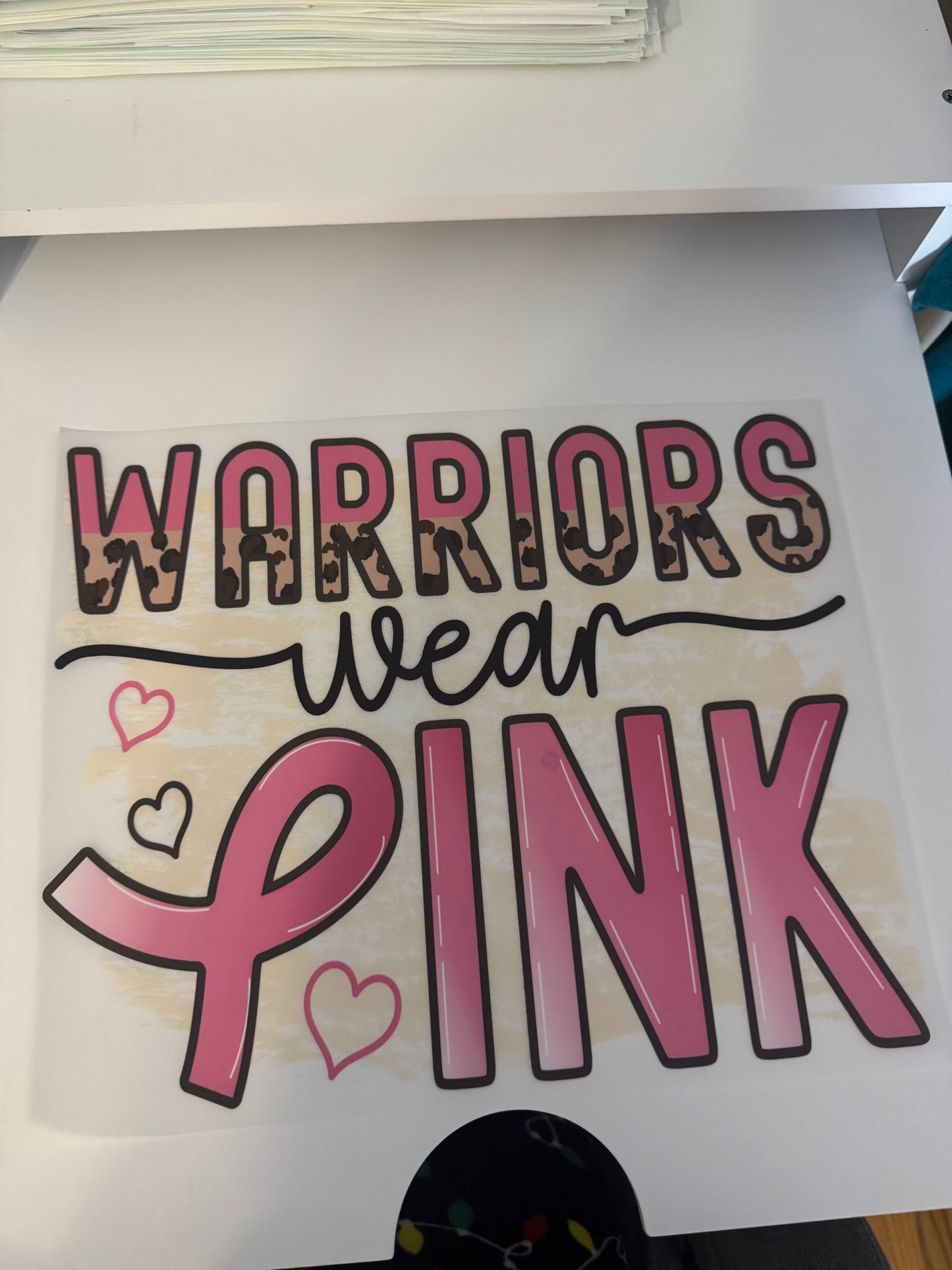 Warriors wear pink I06