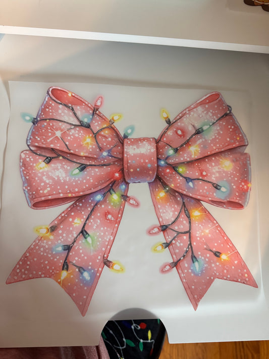 Light pink bow C42