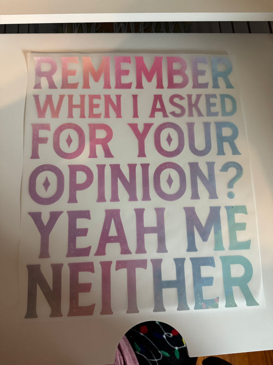 Your opinion S53