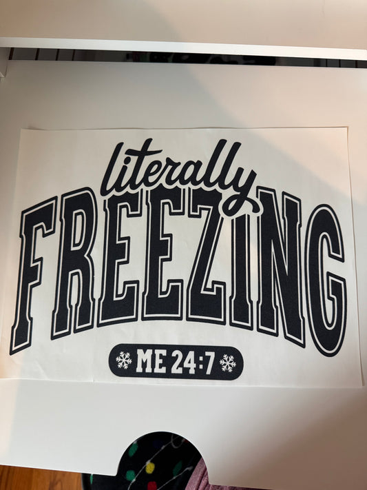 Literally freezing S25