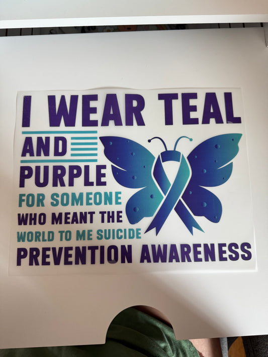 I wear teal I16
