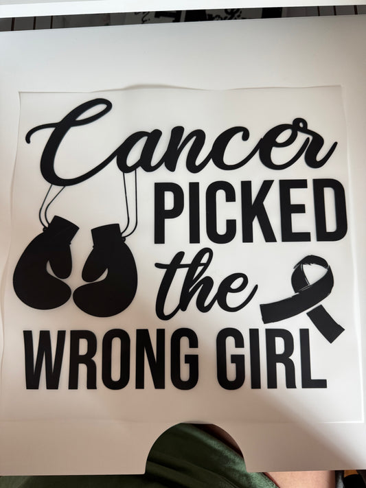 Cancer picked the wrong girl I10