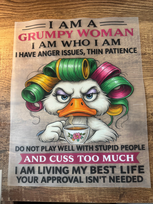 S97 Grumpy woman