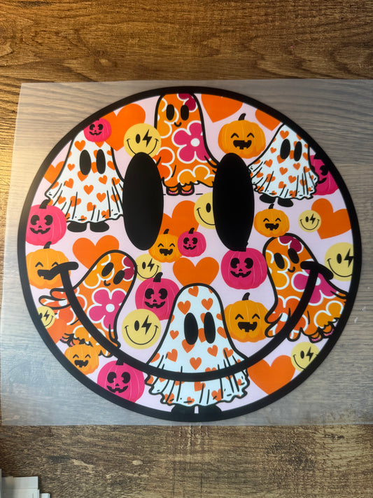 F90 Pink and orange smiley