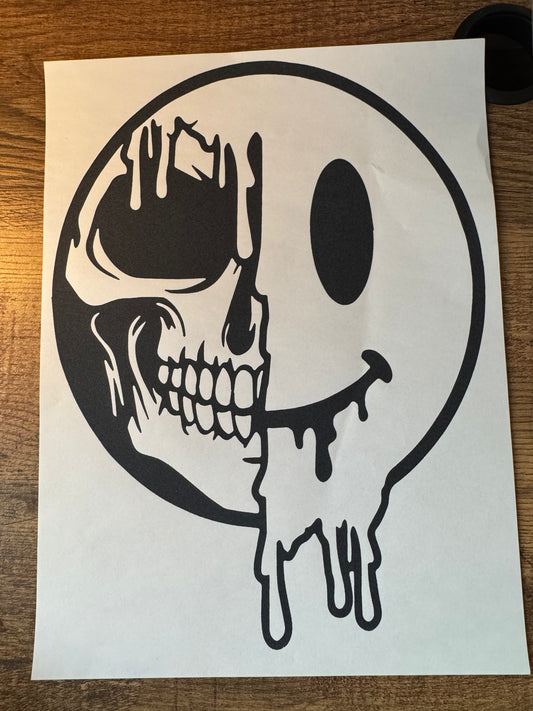 X22 Half skelly half smiley