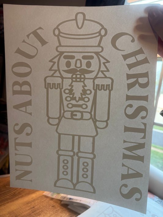 C79 Nuts about Christmas white ink