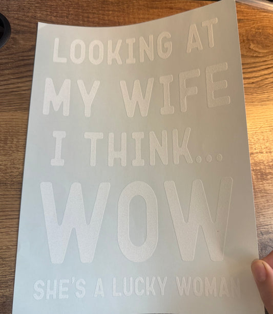S85 Looking at my wife