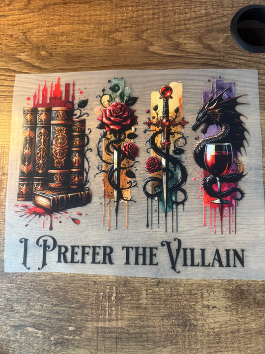 B07 Prefer the villian