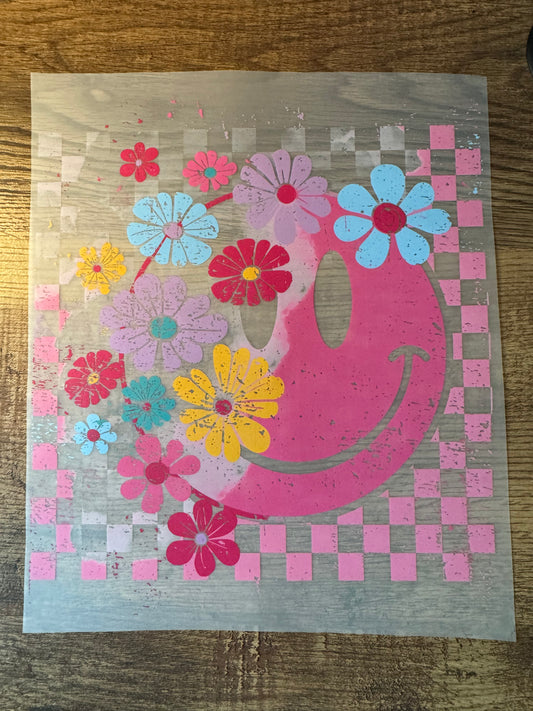 X19 Smiley floral