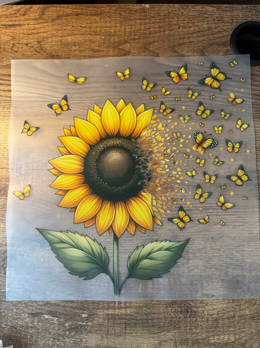 X17 Sunflower butterflies