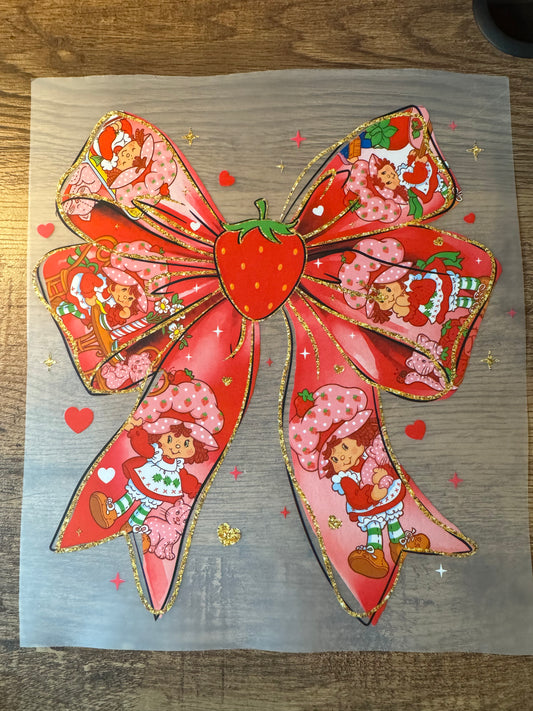 V05 red and pink bow