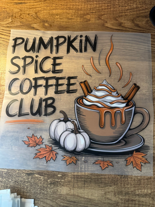 F31 Pumpkin spice coffee club