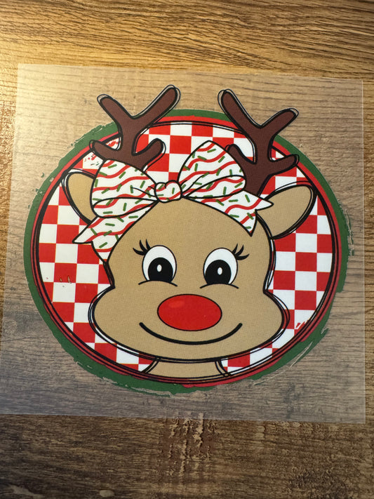 C64 Youth size reindeer girl