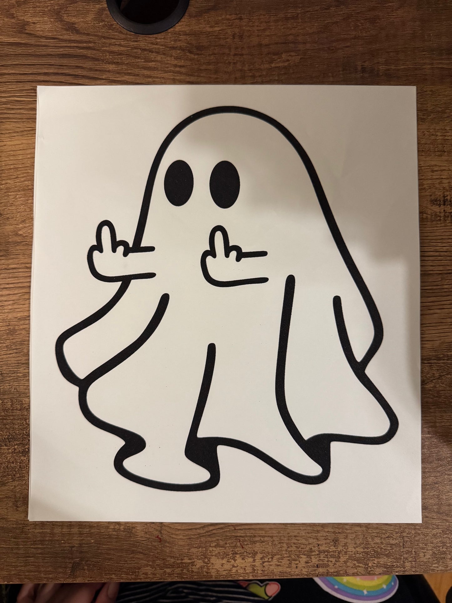 F105 middle finger ghost