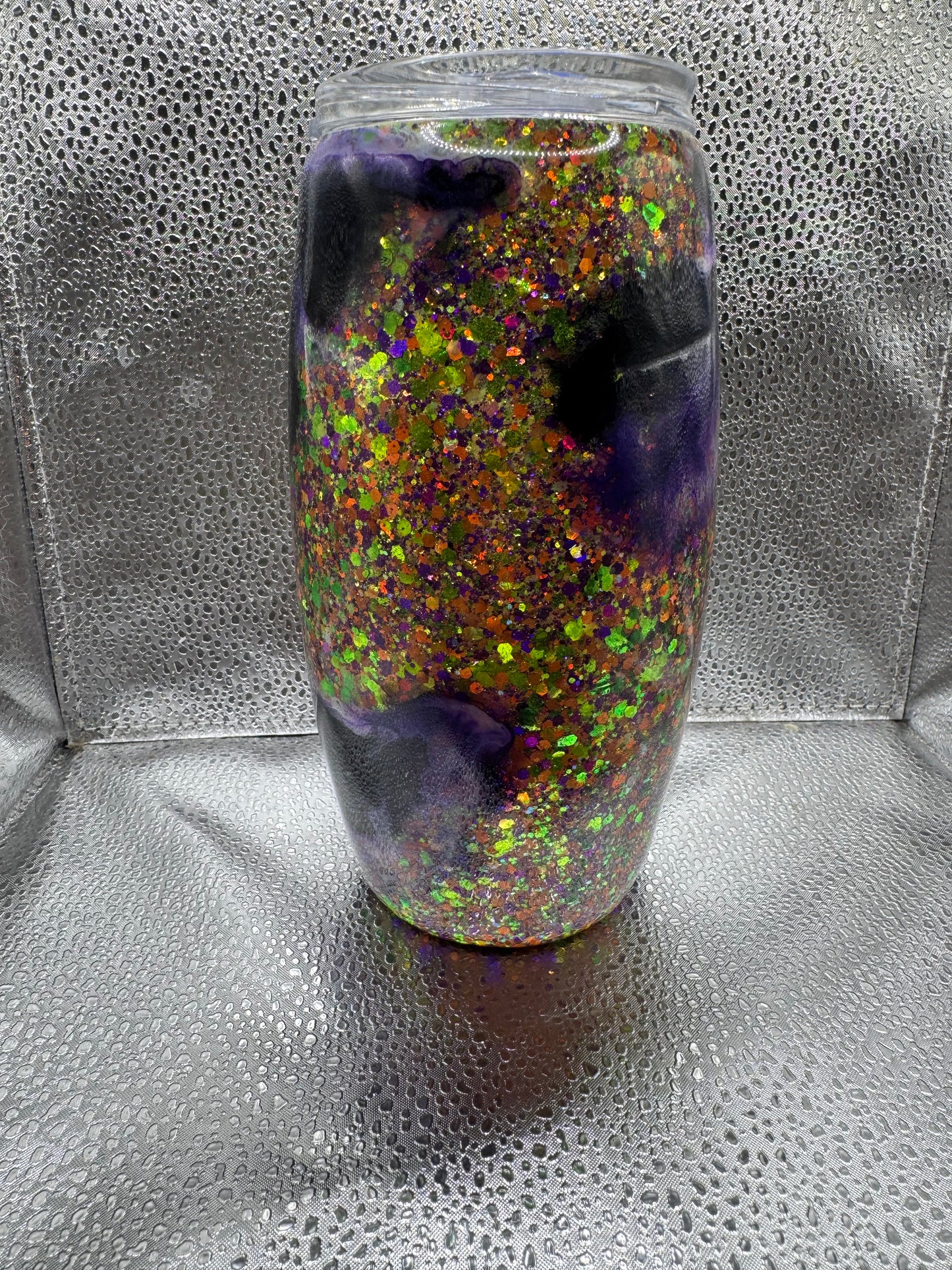 12- Halloween barrel swirl