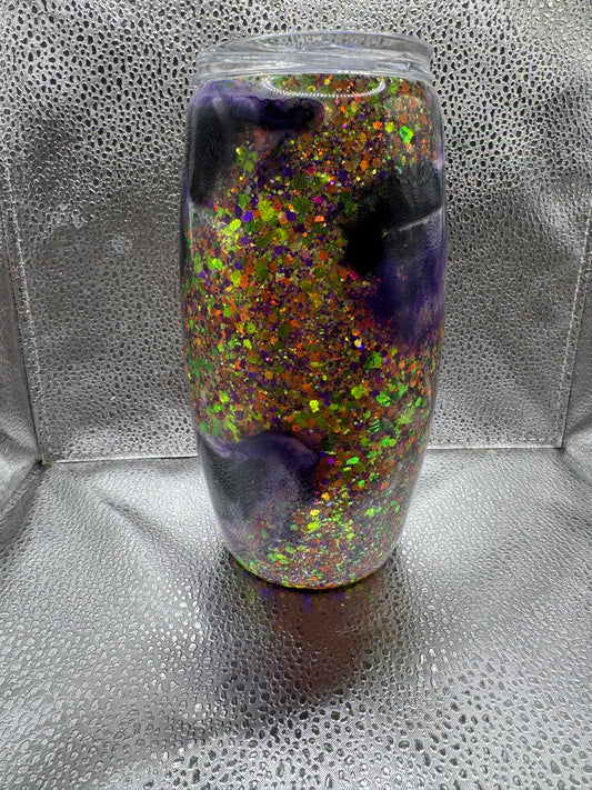 12- Halloween barrel swirl