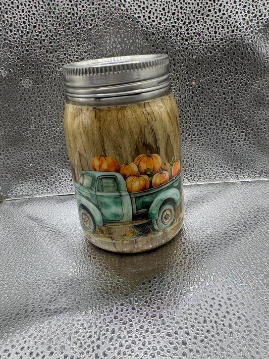 14- Rustic fall truck