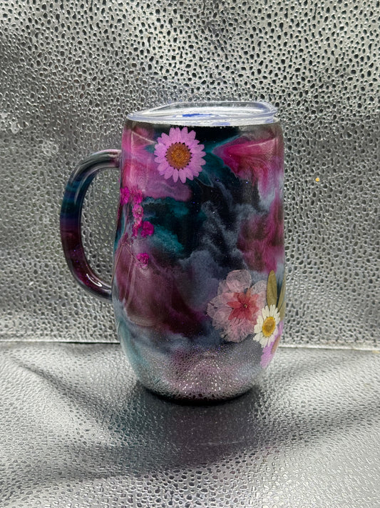 58- fresh flower mug